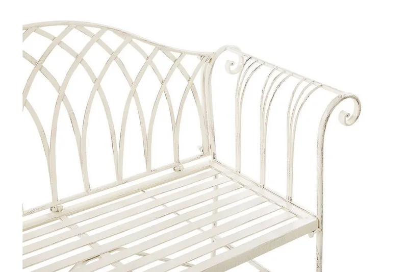 Estadilla Hagebenk - Hvit - Hagemøbler & utemiljø - Utesofa - Hagebenk & utebenk