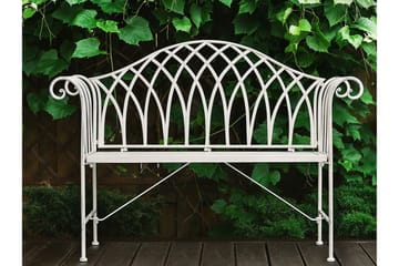 Estadilla Hagebenk - Hvit - Hagemøbler & utemiljø - Utesofa - Hagebenk & utebenk