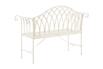 Estadilla Hagebenk - Hvit - Hagemøbler & utemiljø - Utesofa - Hagebenk & utebenk