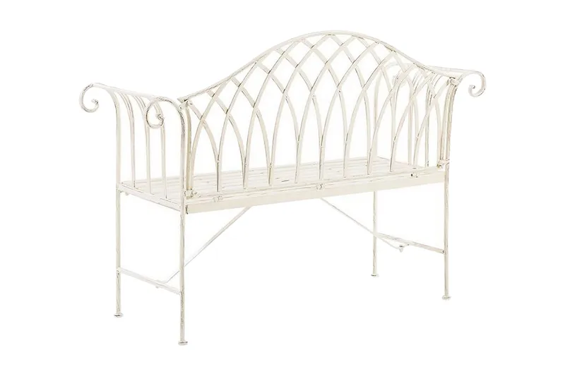 Estadilla Hagebenk - Hvit - Hagemøbler & utemiljø - Utesofa - Hagebenk & utebenk