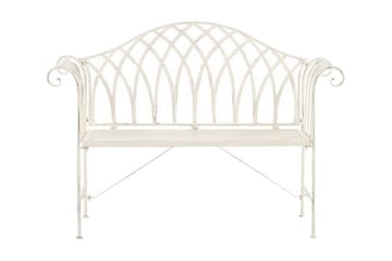 Estadilla Hagebenk - Hvit - Hagemøbler & utemiljø - Utesofa - Hagebenk & utebenk