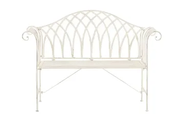 Estadilla Hagebenk - Hvit - Hagemøbler & utemiljø - Utesofa - Hagebenk & utebenk