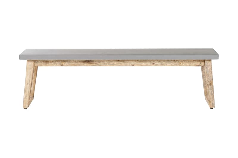 Hagebenk 160 cm grå ORIA - Grå - Hagebenk & utebenk