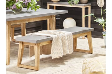 Hagebenk 160 cm grå ORIA - Grå - Hagemøbler & utemiljø - Utesofa - Hagebenk & utebenk