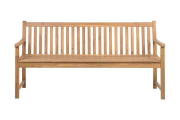 Hagebenk akasietre Lysebrun 180 cm VIVARA - Tre/natur - Hagemøbler & utemiljø - Utesofa - Hagebenk & utebenk