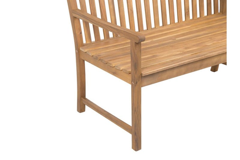 Hagebenk akasietre Lysebrun 180 cm VIVARA - Tre/natur - Hagemøbler & utemiljø - Utesofa - Hagebenk & utebenk