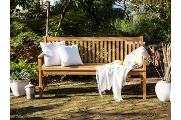 Hagebenk akasietre Lysebrun 180 cm VIVARA - Tre/natur - Hagemøbler & utemiljø - Utesofa - Hagebenk & utebenk