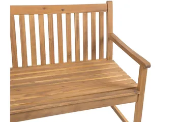 Hagebenk akasietre Lysebrun 180 cm VIVARA - Tre/natur - Hagemøbler & utemiljø - Utesofa - Hagebenk & utebenk