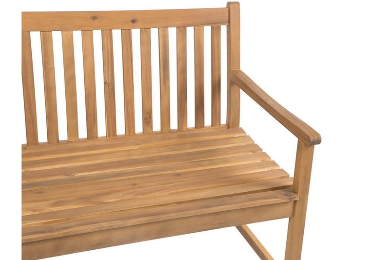 Hagebenk akasietre Lysebrun 180 cm VIVARA - Tre/natur - Hagemøbler & utemiljø - Utesofa - Hagebenk & utebenk