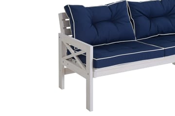 Hagebenk Husarn Hvit - KWA - Hagemøbler & utemiljø - Utesofa - Hagebenk & utebenk