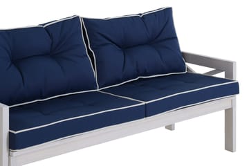 Hagebenk Husarn Hvit - KWA - Hagemøbler & utemiljø - Utesofa - Hagebenk & utebenk