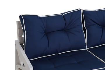Hagebenk Husarn Hvit - KWA - Hagemøbler & utemiljø - Utesofa - Hagebenk & utebenk