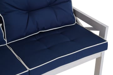 Hagebenk Husarn Hvit - KWA - Hagemøbler & utemiljø - Utesofa - Hagebenk & utebenk