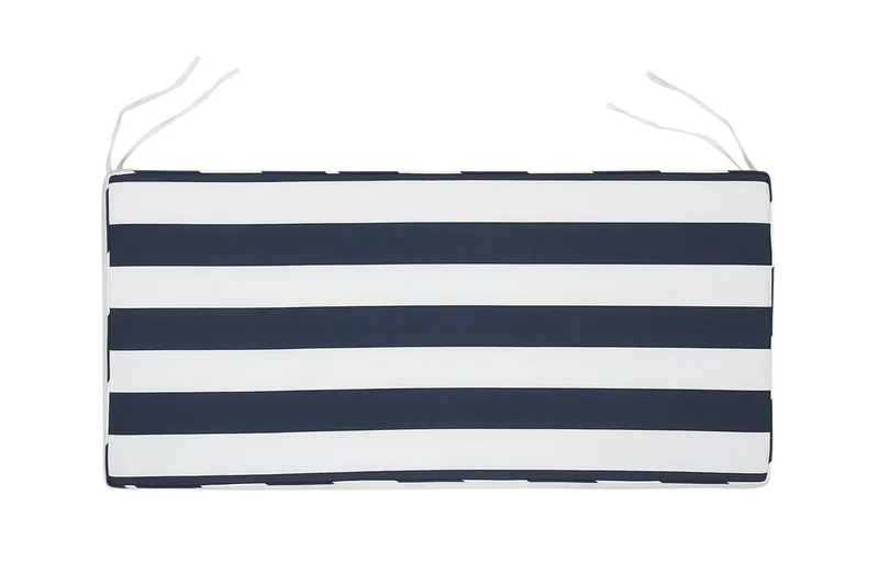 Hagebenk Sutko 160 cm - Natur/Blå/Akacia - Hagemøbler & utemiljø - Utesofa - Hagebenk & utebenk