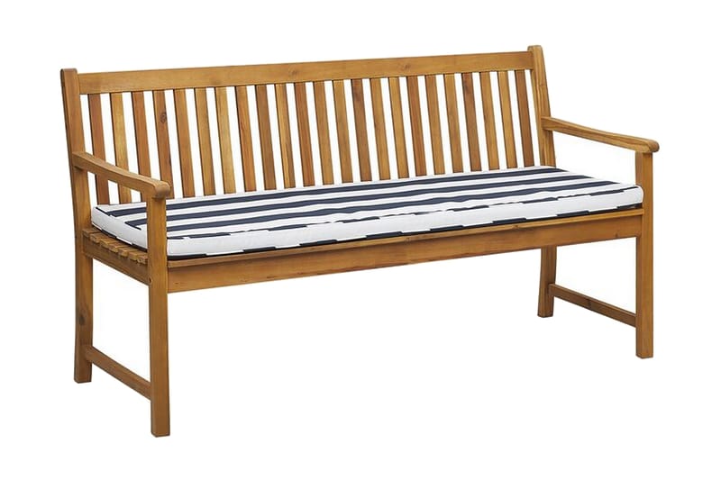 Hagebenk Sutko 160 cm, Natur/Blå/Akacia