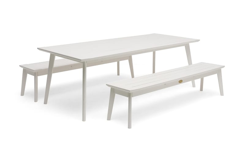 Hillerstorp Stoltö Benk - Hvit - Hagemøbler & utemiljø - Utesofa - Hagebenk & utebenk