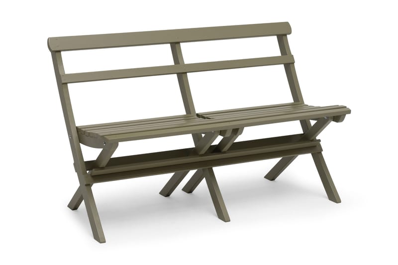 Hillerstorp Torpet Utebenk, Furu/Grønn