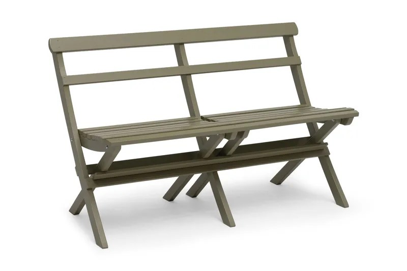 Hillerstorp Torpet Utebenk, Furu/Grønn