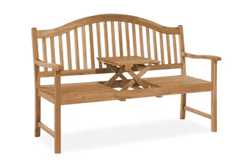 Hilo Hagebenk 150 cm - Tre / Natur - Hagemøbler & utemiljø - Utesofa - Hagebenk & utebenk