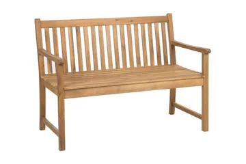 Iazzetta Hagebenk 120 cm - Tre/Natur - Hagemøbler & utemiljø - Utesofa - Hagebenk & utebenk