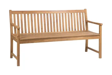 Iazzetta Hagebenk 160 cm - Tre/Natur - Hagemøbler & utemiljø - Utesofa - Hagebenk & utebenk