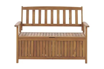 Jaraicejo Hagebenk med Oppbevaring - Brun - Hagemøbler & utemiljø - Utesofa - Hagebenk & utebenk