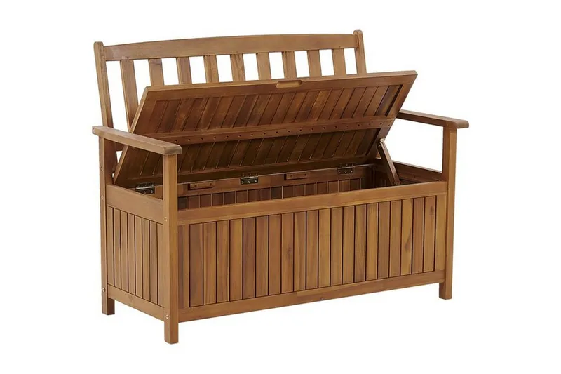 Jaraicejo Hagebenk med Oppbevaring - Brun - Hagemøbler & utemiljø - Utesofa - Hagebenk & utebenk