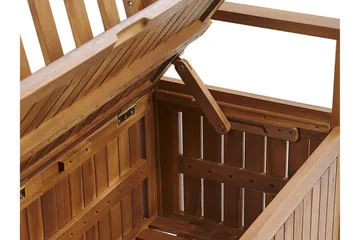 Jaraicejo Hagebenk med Oppbevaring - Brun - Hagemøbler & utemiljø - Utesofa - Hagebenk & utebenk