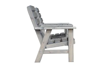 KIngdom Utebenk 177 cm - Grå - Hagemøbler & utemiljø - Utesofa - Hagebenk & utebenk