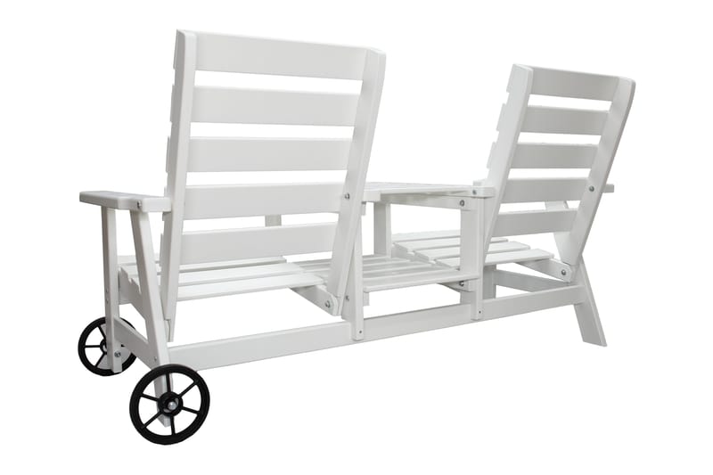 KIngdom Utebenk 177 cm - Hvit - Hagemøbler & utemiljø - Utesofa - Hagebenk & utebenk