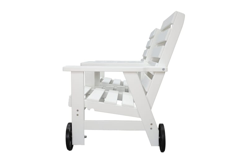 KIngdom Utebenk 177 cm - Hvit - Hagemøbler & utemiljø - Utesofa - Hagebenk & utebenk