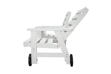 KIngdom Utebenk 177 cm - Hvit - Hagemøbler & utemiljø - Utesofa - Hagebenk & utebenk