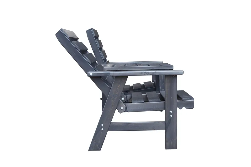 KIngdom Utebenk 177 cm - Svart - Hagemøbler & utemiljø - Utesofa - Hagebenk & utebenk