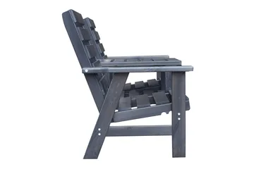 KIngdom Utebenk 177 cm - Svart - Hagemøbler & utemiljø - Utesofa - Hagebenk & utebenk