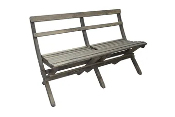 Larios Hagebenk 130 cm - Grå - Hagemøbler & utemiljø - Utesofa - Hagebenk & utebenk