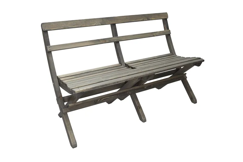 Larios Hagebenk 130 cm - Grå - Hagemøbler & utemiljø - Utesofa - Hagebenk & utebenk