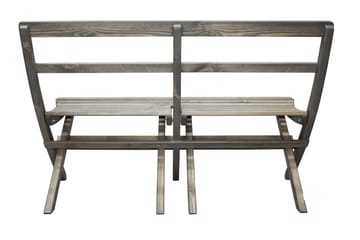 Larios Hagebenk 130 cm - Grå - Hagemøbler & utemiljø - Utesofa - Hagebenk & utebenk