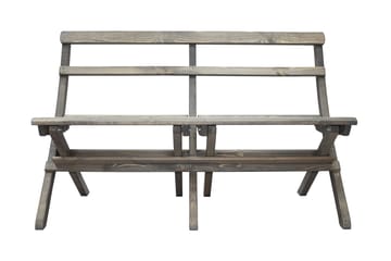 Larios Hagebenk 130 cm - Grå - Hagemøbler & utemiljø - Utesofa - Hagebenk & utebenk