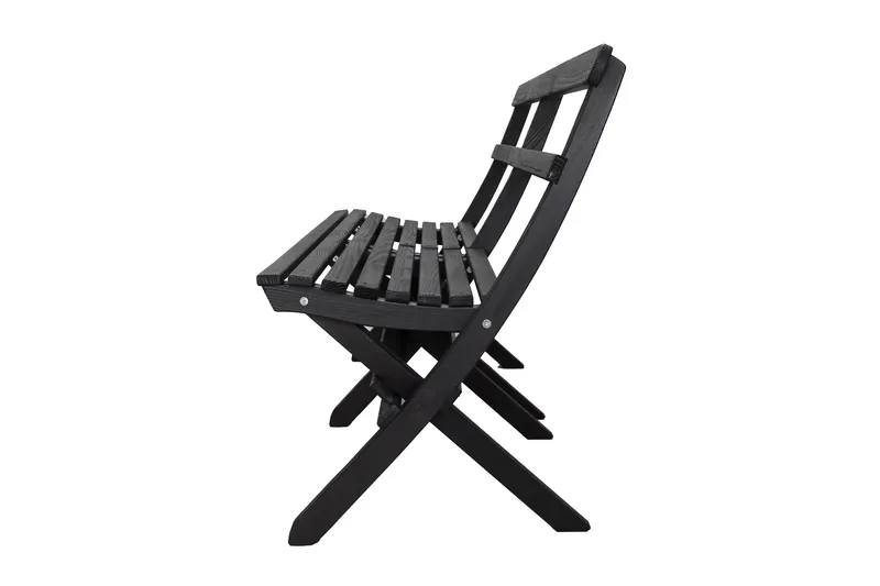 Larios Hagebenk 130 cm - Svart - Hagemøbler & utemiljø - Utesofa - Hagebenk & utebenk