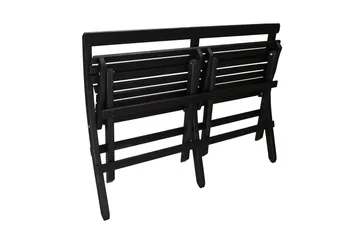 Larios Hagebenk 130 cm - Svart - Hagemøbler & utemiljø - Utesofa - Hagebenk & utebenk