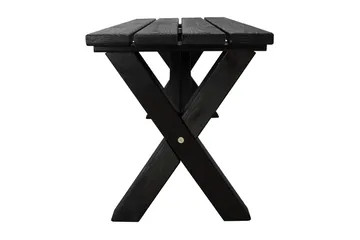 Lietinna Utebenk 100 cm - Svart - Hagemøbler & utemiljø - Utesofa - Hagebenk & utebenk