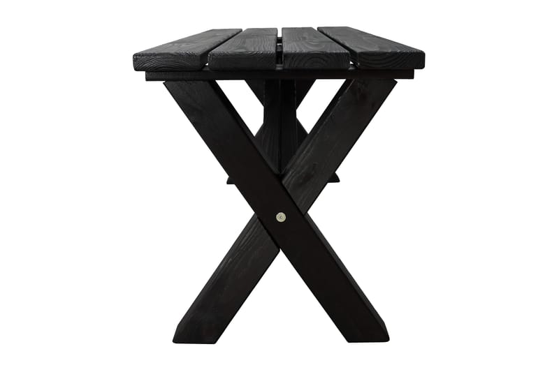 Lietinna Utebenk 100 cm - Svart - Hagemøbler & utemiljø - Utesofa - Hagebenk & utebenk