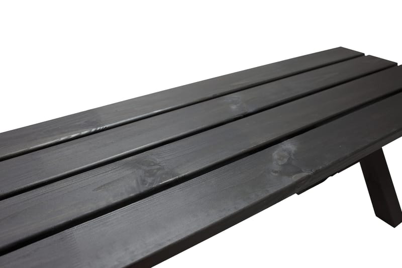 Lietinna Utebenk 100 cm - Svart - Hagemøbler & utemiljø - Utesofa - Hagebenk & utebenk