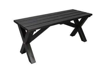 Lietinna Utebenk 100 cm - Svart - Hagemøbler & utemiljø - Utesofa - Hagebenk & utebenk