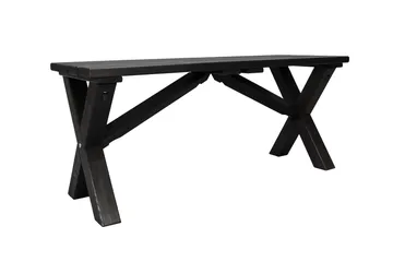 Lietinna Utebenk 100 cm - Svart - Hagemøbler & utemiljø - Utesofa - Hagebenk & utebenk