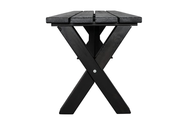 Lietinna Utebenk 140 cm - Svart - Hagemøbler & utemiljø - Utesofa - Hagebenk & utebenk