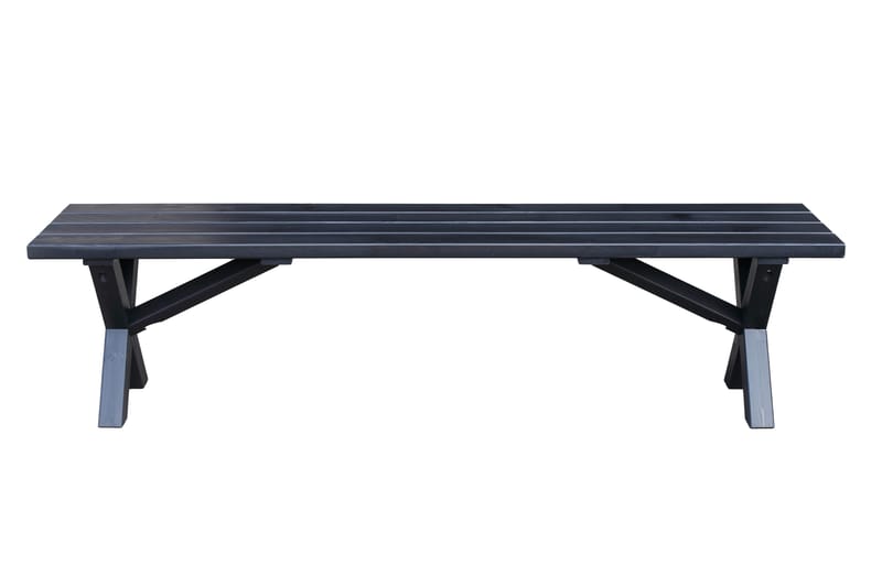 Lietinna Utebenk 180 cm - Svart - Hagemøbler & utemiljø - Utesofa - Hagebenk & utebenk