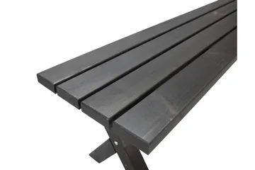 Lietinna Utebenk 180 cm - Svart - Hagemøbler & utemiljø - Utesofa - Hagebenk & utebenk