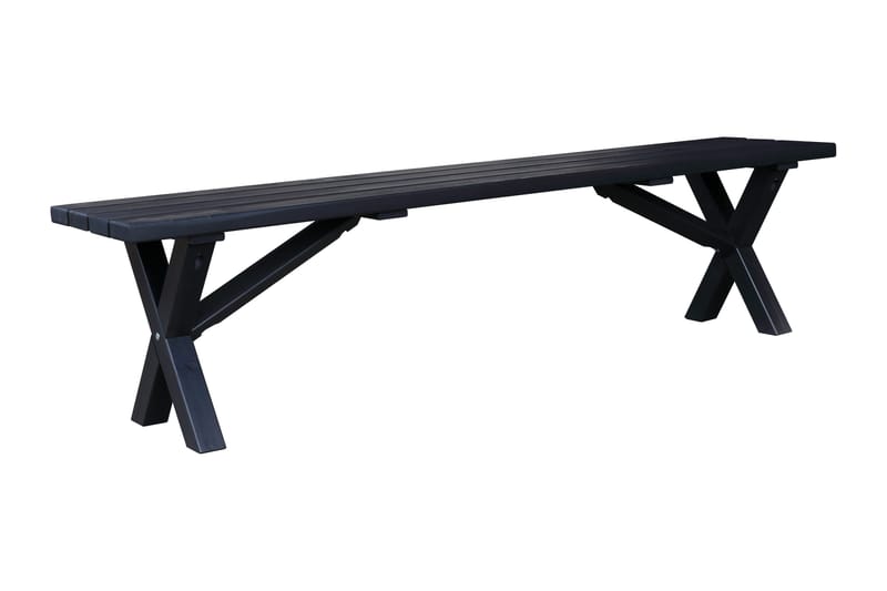 Lietinna Utebenk 180 cm - Svart - Hagemøbler & utemiljø - Utesofa - Hagebenk & utebenk