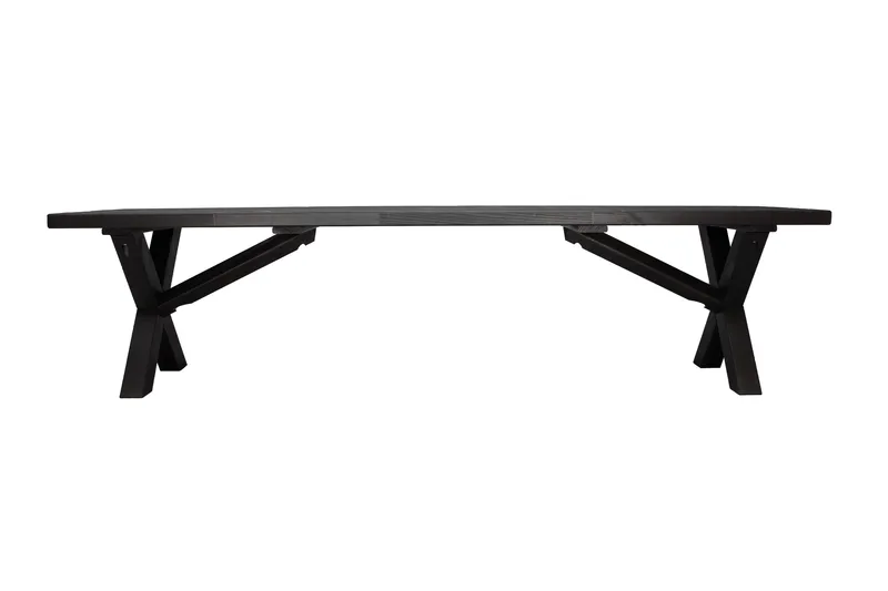 Lietinna Utebenk 180 cm - Svart - Hagemøbler & utemiljø - Utesofa - Hagebenk & utebenk